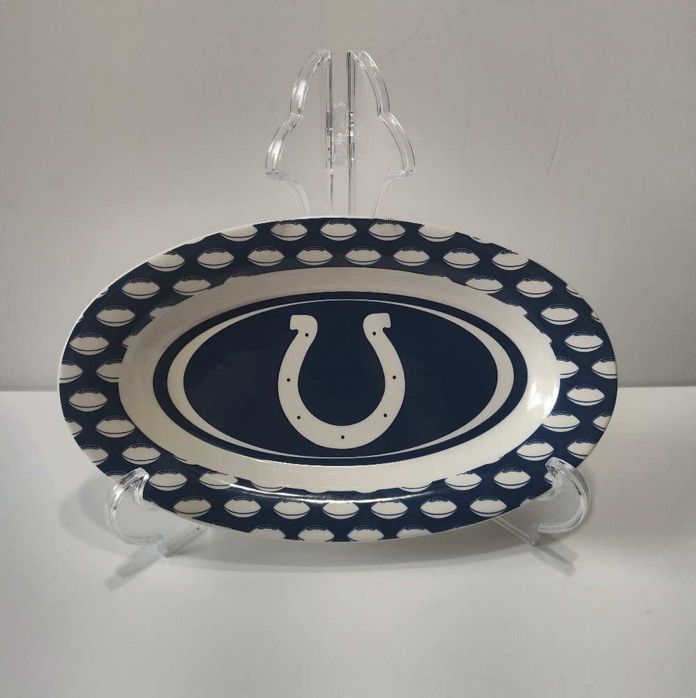 Indianapolis Colts Ceramic Serving Platter LTD Commodities NFL Tailgating